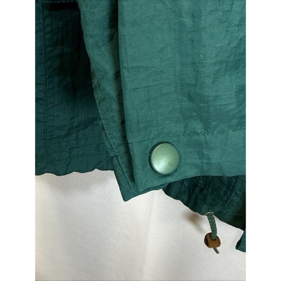 Gap Green Windbreaker Raincoat Hooded Size M - Picture 7 of 11